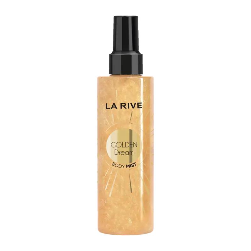 LA RIVE Golden Dream třpytivý tělový sprej, 200 ml