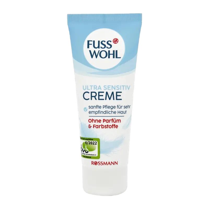Fusswohl Krém na nohy Ultra sensitive, 75 ml