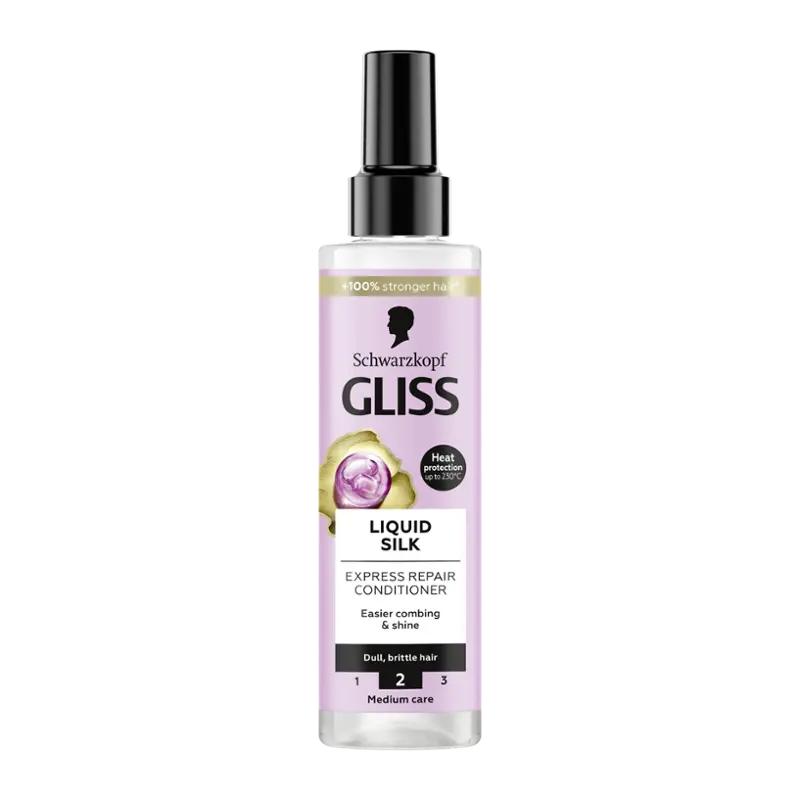 Gliss Expresní regenerační kondicionér Liquid Silk, 200 ml