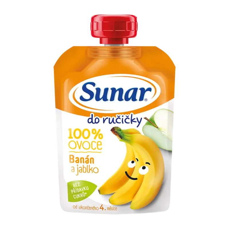 Sunar Ovocná kapsička banán, jablko, 100 g