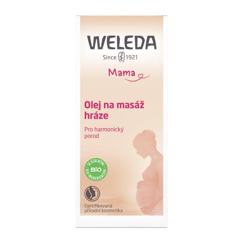 Weleda Olej na masáž hráze, 50 ml