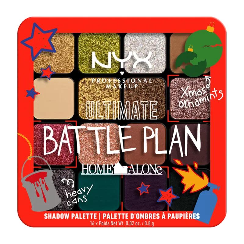 NYX Professional Makeup Paletka očních stínů Home Alone Ultimate Battle Plan, 1 ks