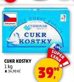 CUKR KOSTKY, 1 kg 