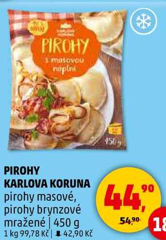 PIROHY KARLOVA KORUNA pirohy masové, 450 g