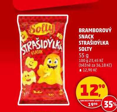 BRAMBOROVÝ SNACK STRAŠIDÝLKA SOLTY, 55 g 