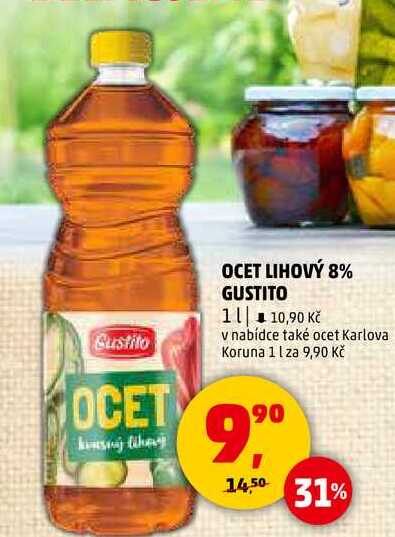 OCET LIHOVÝ 8% GUSTITO, 1 l 