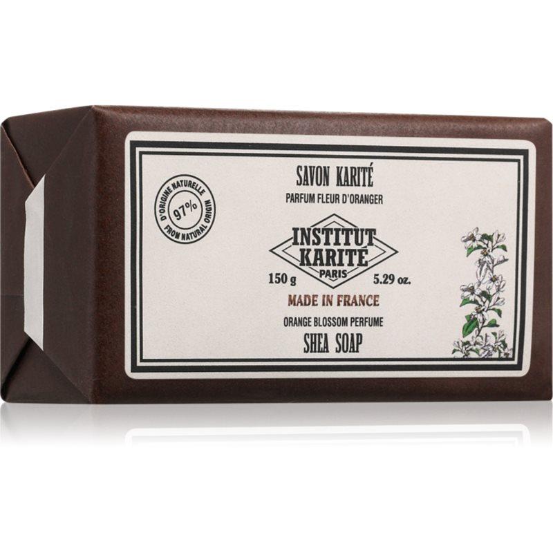 Institut Karité Paris Orange Blossom Shea Soap tuhé mýdlo s bambuckým máslem 150 g