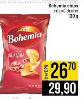 Bohemia chips různé druhy 130 g