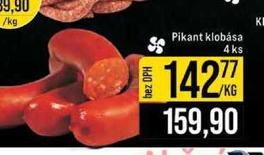 Pikant klobása 4 ks