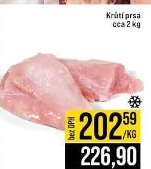 Krůtí prsa cca 2 kg 