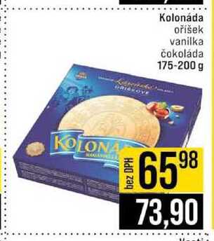 Kolonáda oříšek vanilka čokoláda 175-200 g