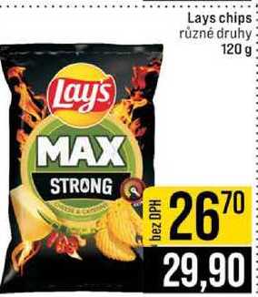 Lays chips různé druhy 120 g