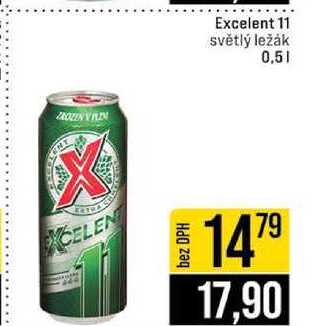 Excelent 11 světlý ležák 0,5l