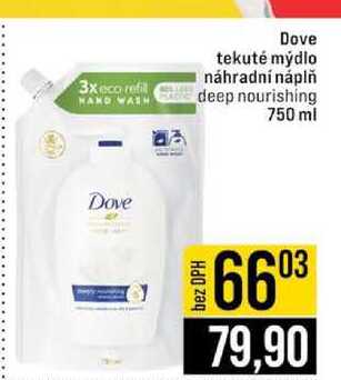 Dove tekuté mýdlo náhradní náplň deep nourishing 750 ml 