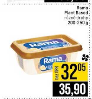 Rama Plant Based 2 různé druhy 200-250 g 