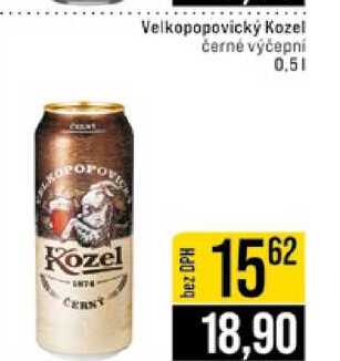 Velkopopovický Kozel černé výčepní 0.5l