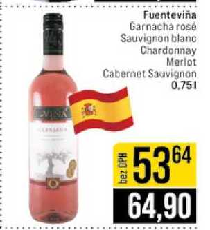 Fuenteviña Garnacha rosé Sauvignon blanc Chardonnay Merlot Cabernet Sauvignon 0,75l
