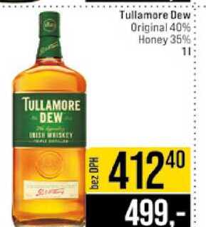 Tullamore Dew Original 40% Honey 35% 1l
