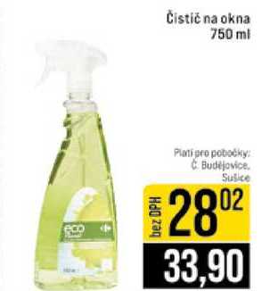 Čistič na okna 750 ml 