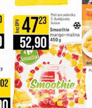 Smoothie mango+malina 450 g