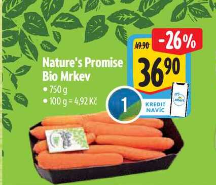 Nature's Promise Bio Mrkev 750g  