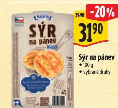  Sýr na pánev  100 g  