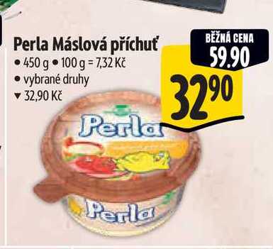 Perla Máslová příchuť 450 g   