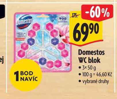  Domestos WC blok  3×50 g 