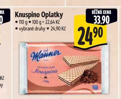   Knuspino Oplatky 110 g 
