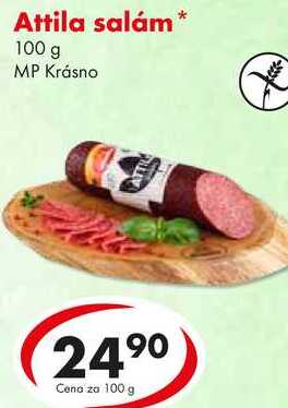 Attila salám, 100 g