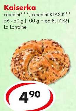 Kaiserka, 56-60 g