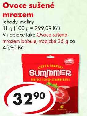 Ovoce sušené mrazem, 11 g