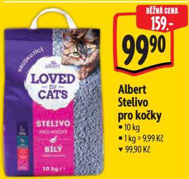 Albert Stelivo pro kočky, 10 kg