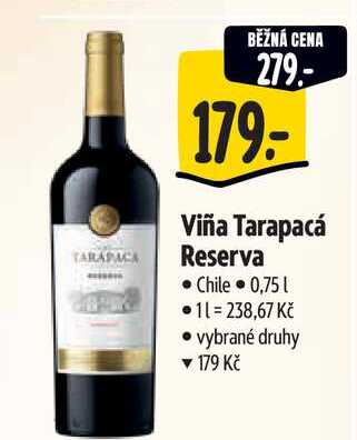   Viña Tarapacá Reserva  0,75 l