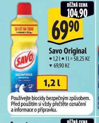   Savo Original  1,2 l