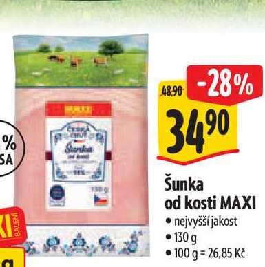   Šunka od kosti MAXI 130 g