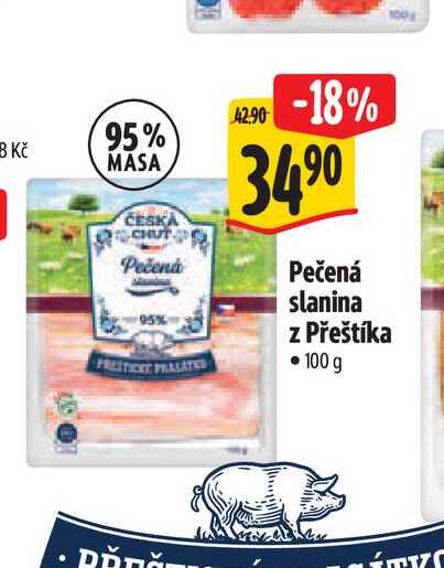  Pečená slanina z Přeštíka 100 g 