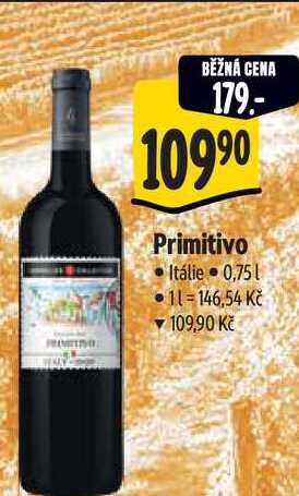   Primitivo 0,75 l
