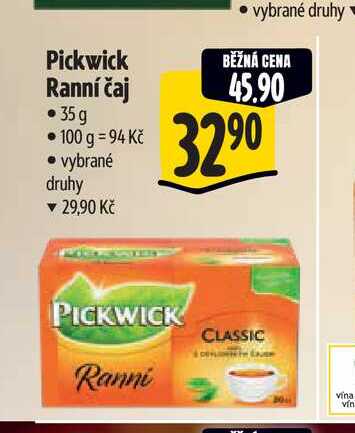 Pickwick Ranní čaj  35 g  