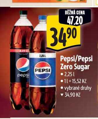   Pepsi/Pepsi Zero sugar 2,25 l
