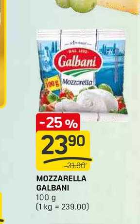 MOZZARELLA GALBANI 100 g