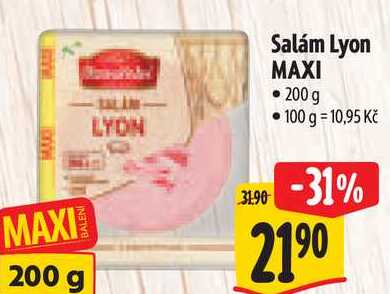 Salám Lyon MAXI, 200 g 