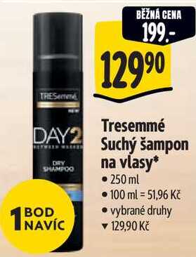 Tresemmé Suchý šampon na vlasy, 250 ml 