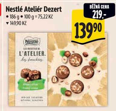 Nestlé Ateliér Dezert, 186 g