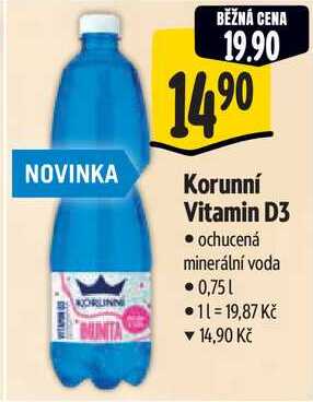 Korunní Vitamin D3, 0,75 l