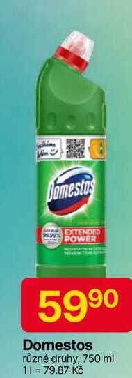 Domestos různé druhy, 750 ml 