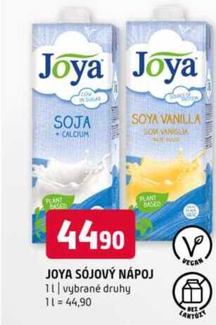 Joya sojový nápoj 1l vybrané druhy