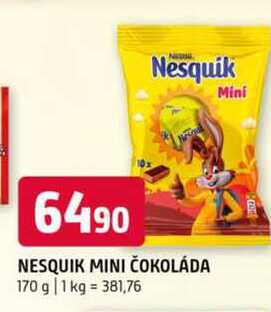 Nesquik Mini čokoláda 170 g 