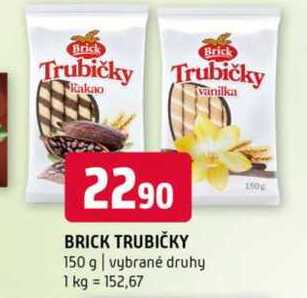 Brick trubičky 150 g vybrané druhy 