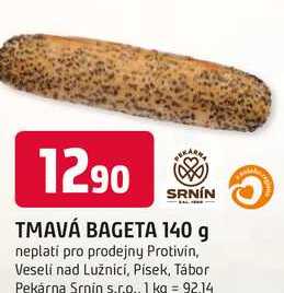 SRNÍN TMAVÁ BAGETA 140 g
